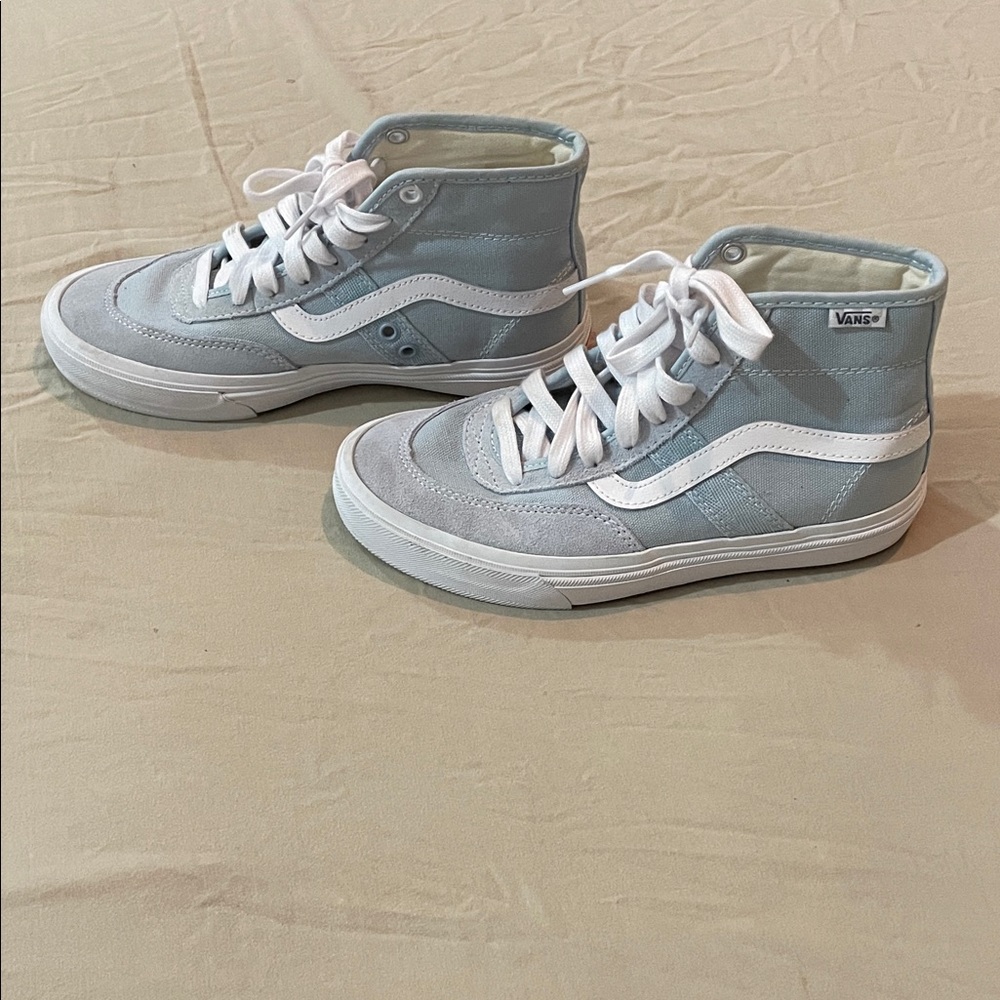 Vans Blue Hi-Top Canvas Sneakers